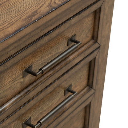 Carolina Park - Nightstand With Charging Station - Brown