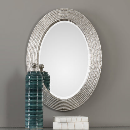 Conder - Oval Mirror - Silver