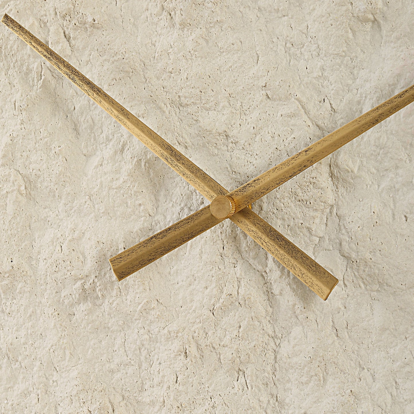 Stone Serenity - Wall Clock - Light Brown