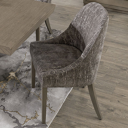 Pure Modern Dining - Upholstered Armless Side Chair - Moonstone