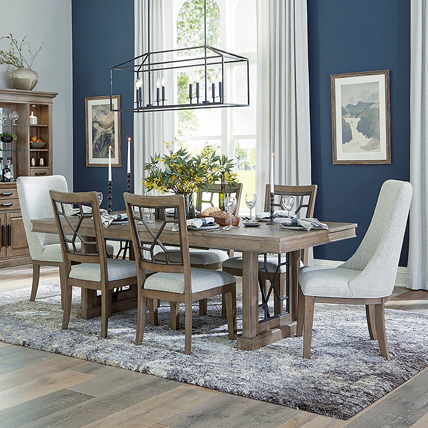 Sundance Dining - Grid Dining Chair (Set of 2) - Sandstone