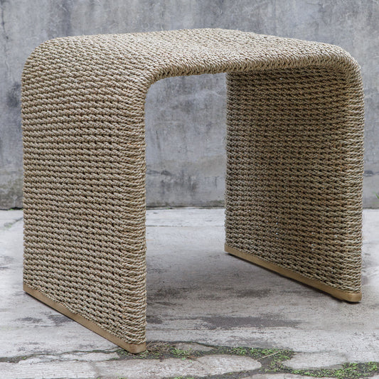 Calabria - Woven Seagrass End Table