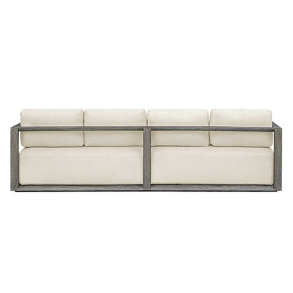Remsen - Outdoor Sofa - White / Brown