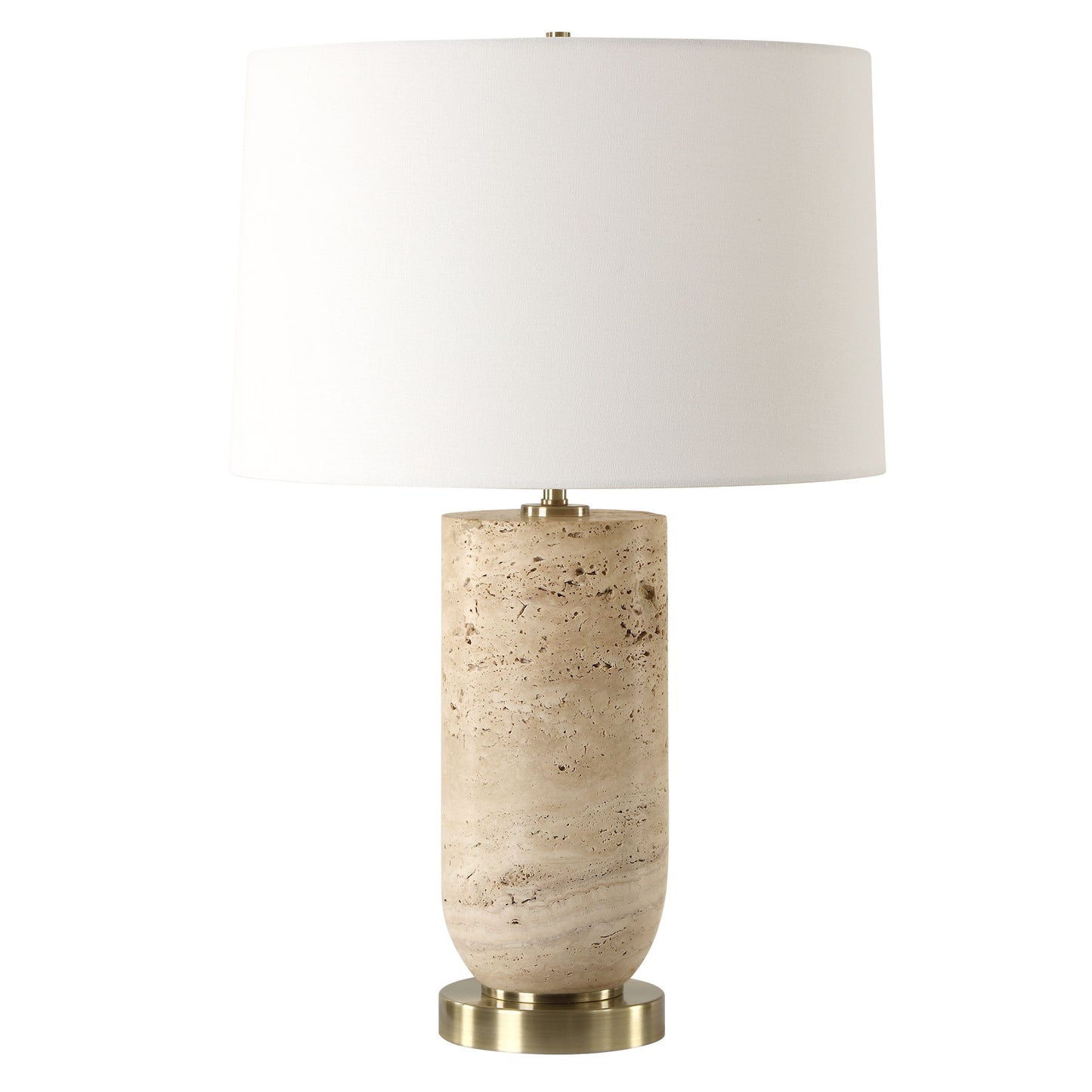 Aubrey - Travertine Table Lamp