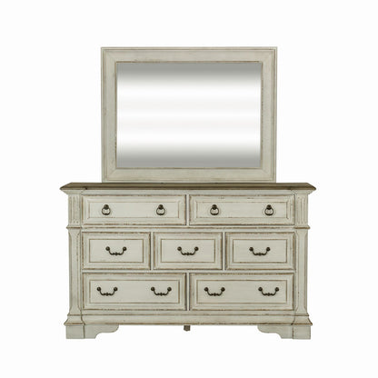 Abbey Park - Mirror - White