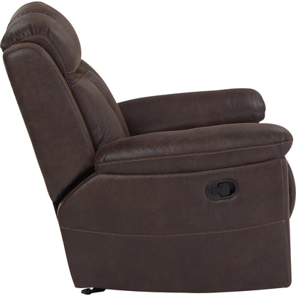 Goliath - Manual Glider Recliner - Arizona Brown