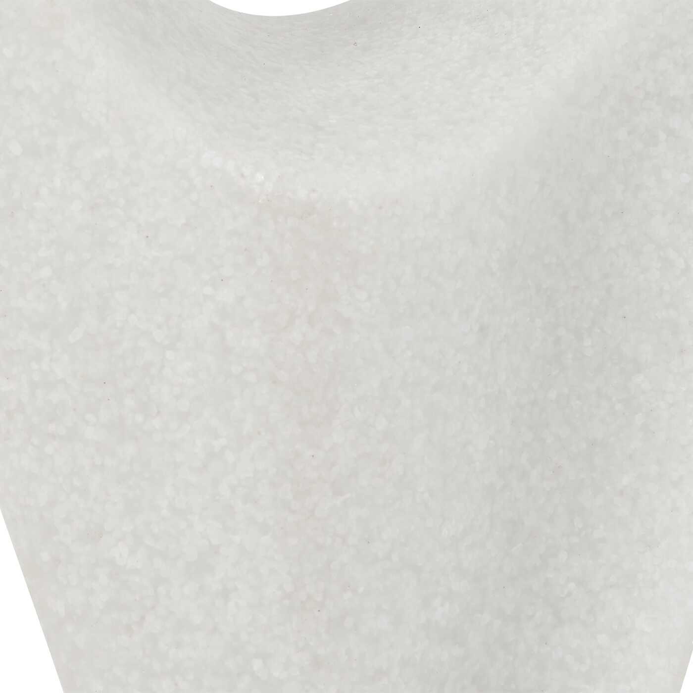 Fluid Drop - Stone Sculpture - White