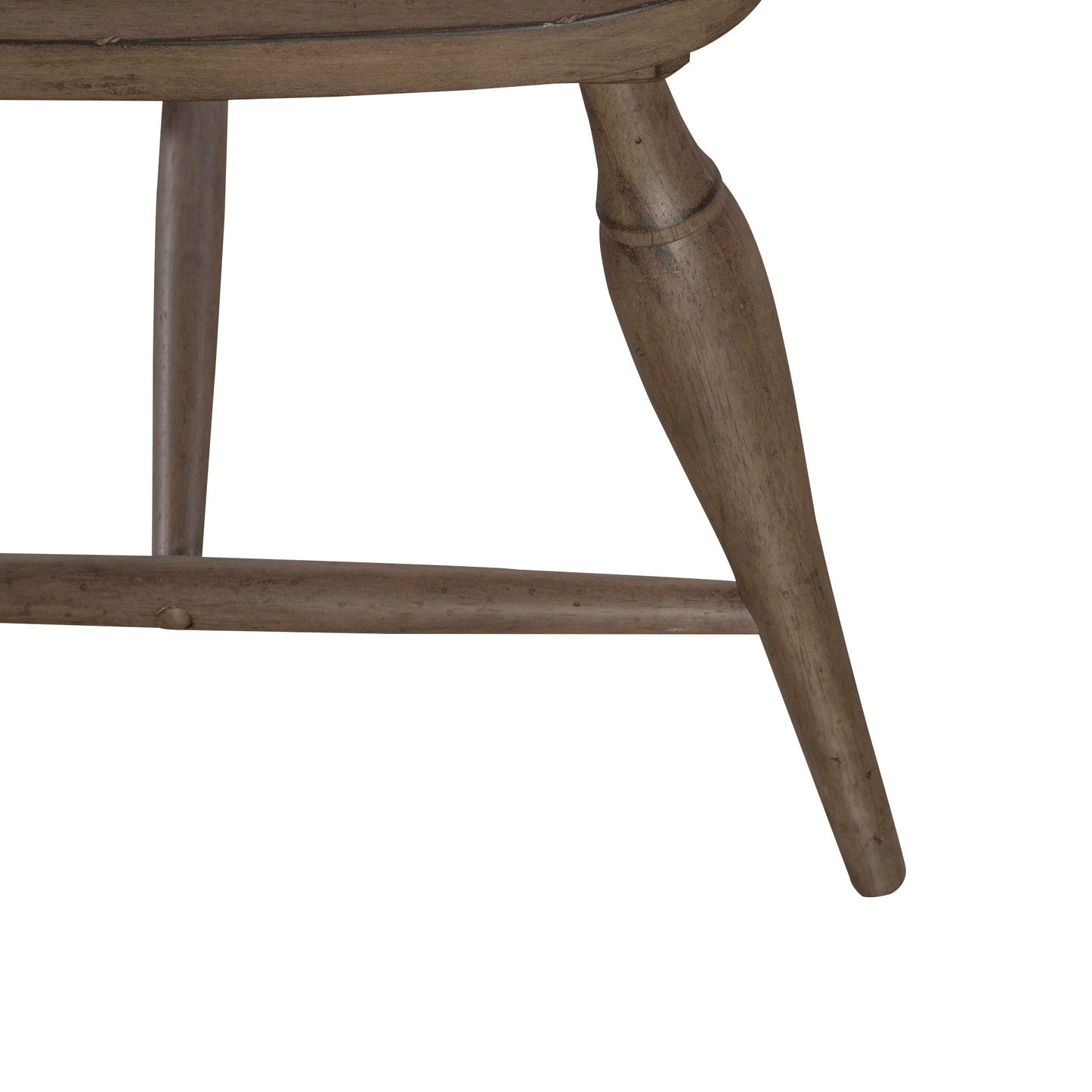 Americana Farmhouse - Upholstered Seat Windsor Chair (RTA) - Light Brown