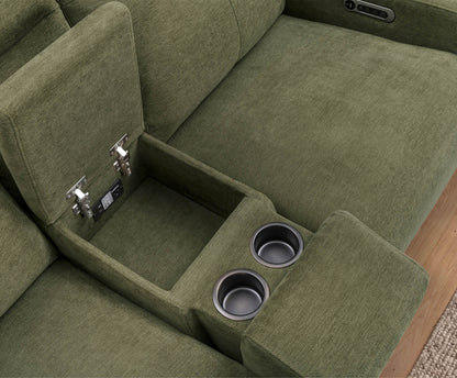 Traxton - Power Zero Gravity Tilt Console Loveseat