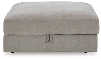 Aslan Court - 6 Pc. - 5-Piece Sectional, Ottoman - Pebble