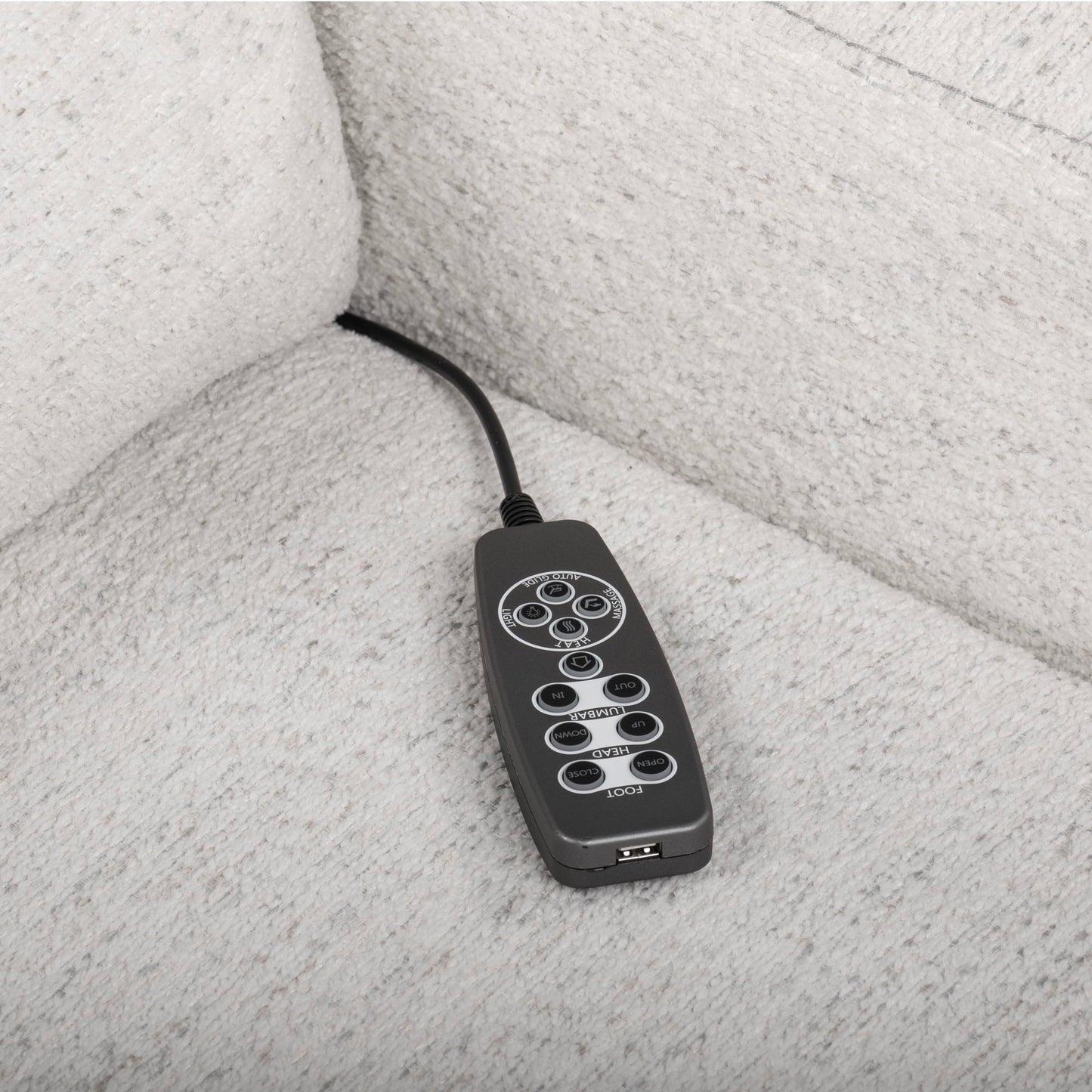 Armstrong - Power Recliner With Heat, Massage And Auto-Glide