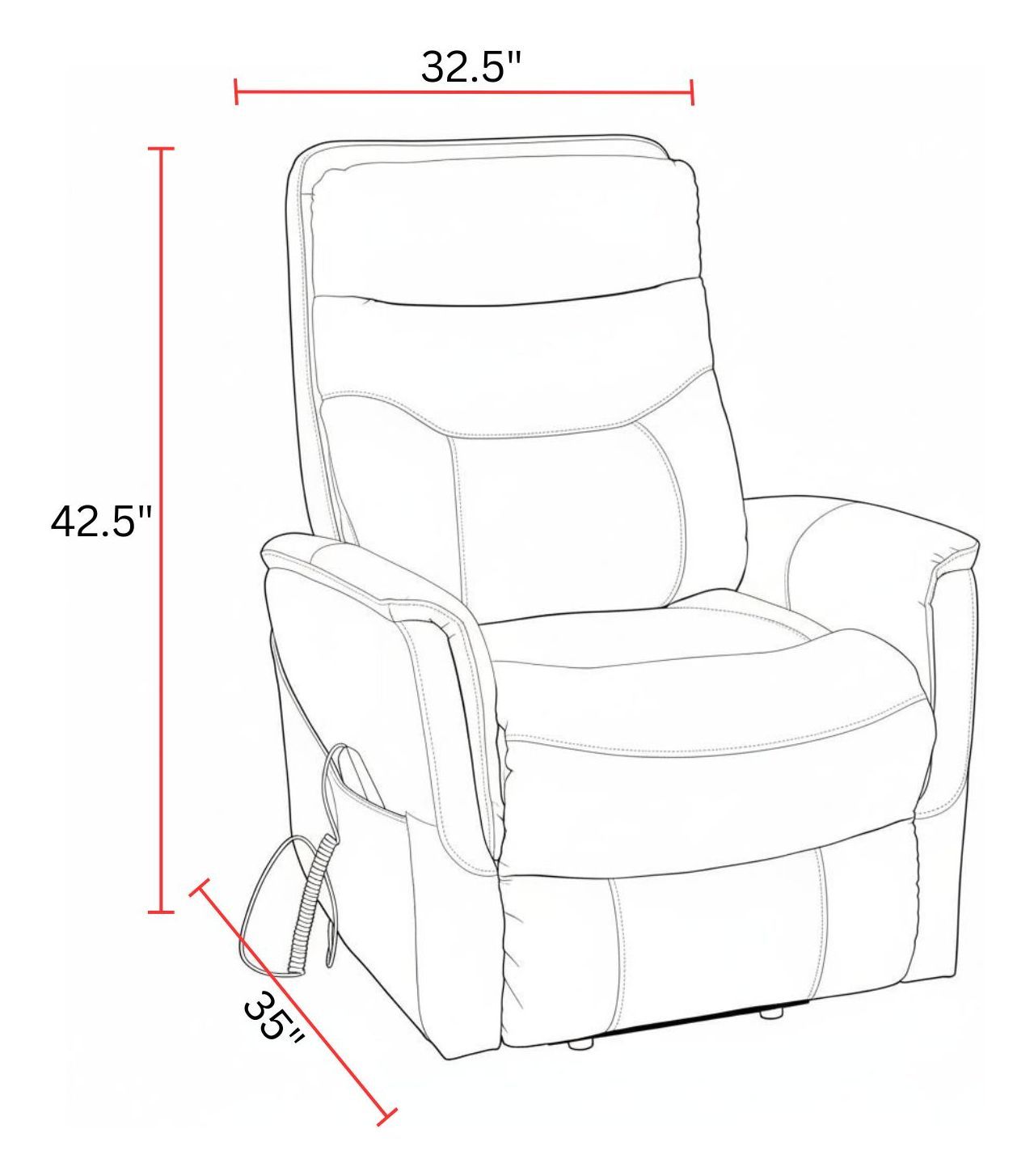 Gemini - Power Lift Recliner With Articulating Headrest (Set of 2)