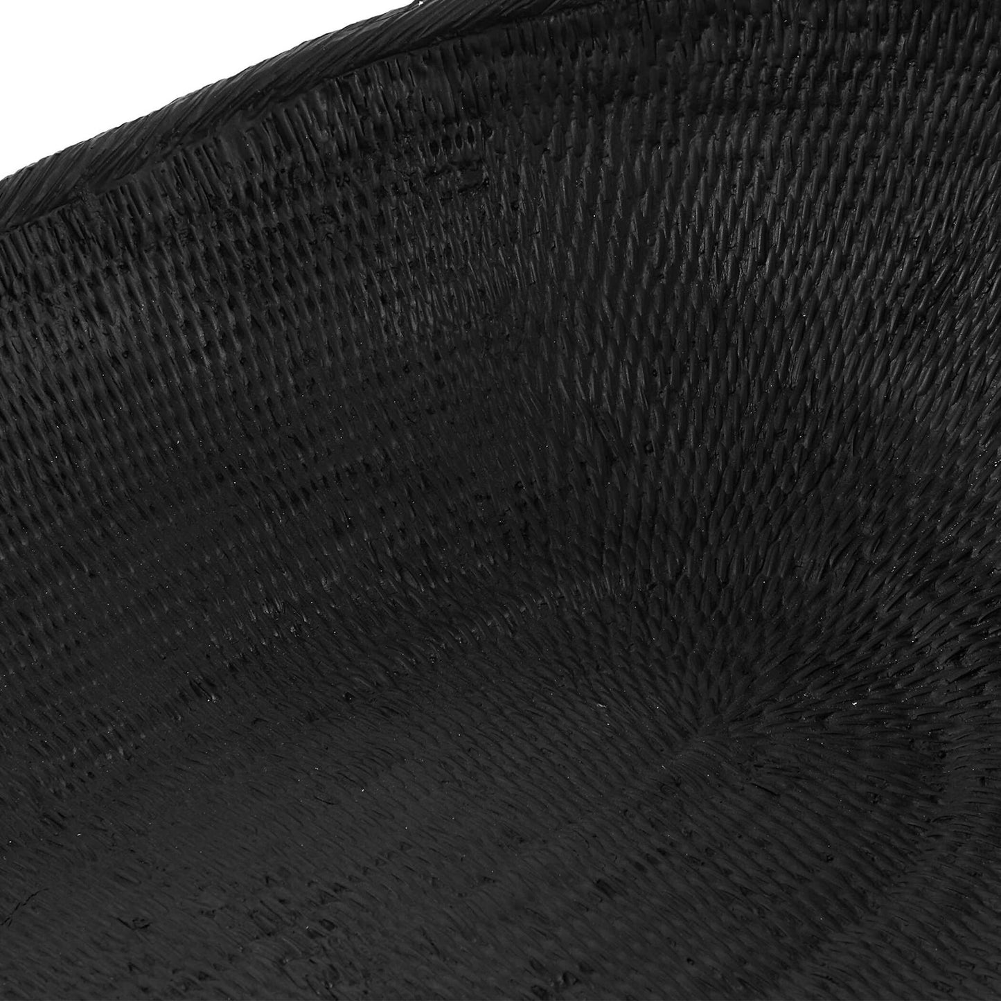 Ember - Weave Indoor-Outdoor Oblong Bowl - Black