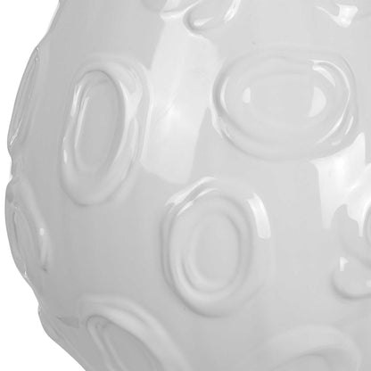 Loop - White Glaze Table Lamp