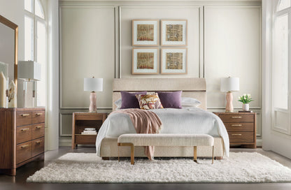 Eleana - Three Drawer Nightstand - Light Caramel