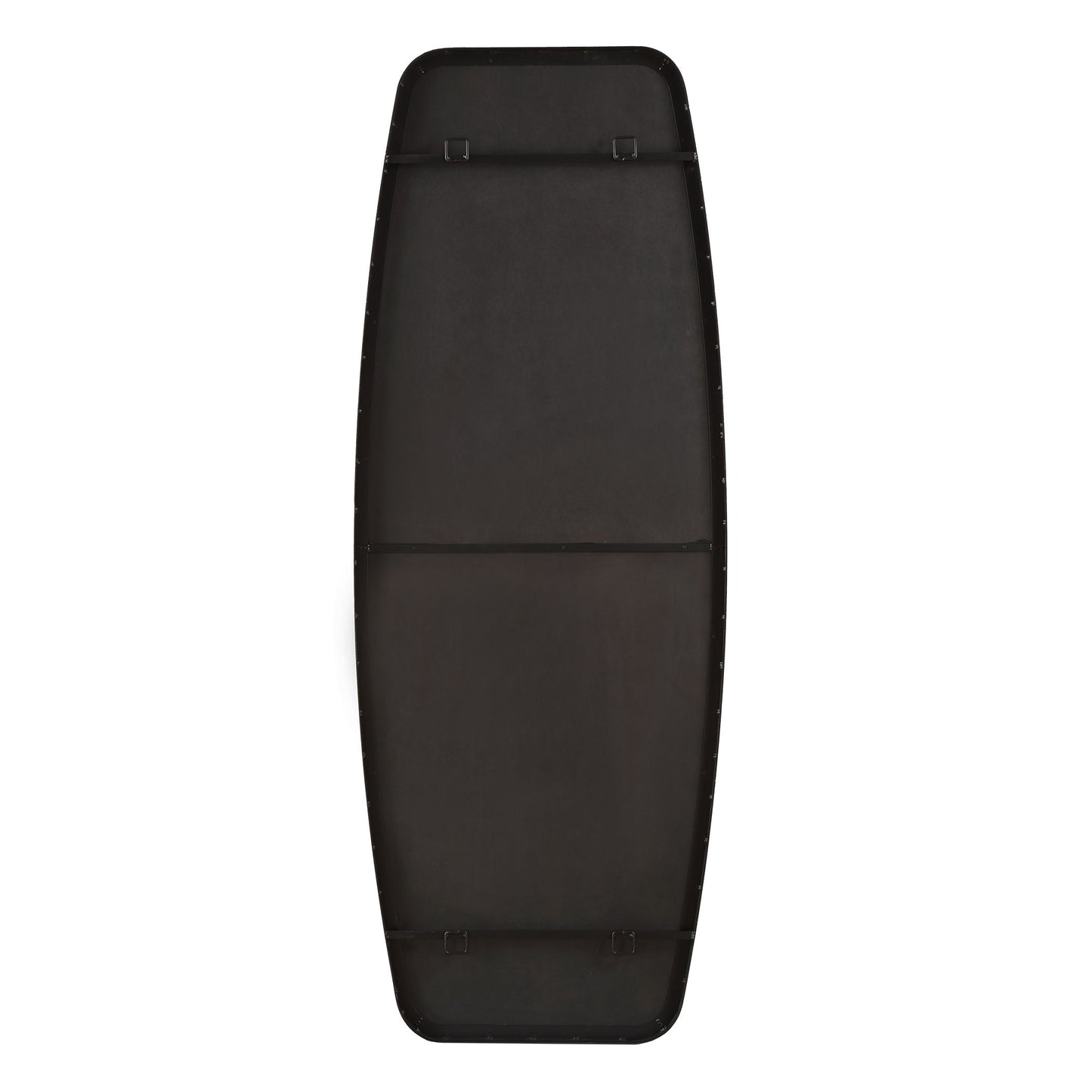 Caspian - Curved Black Dressing Mirror