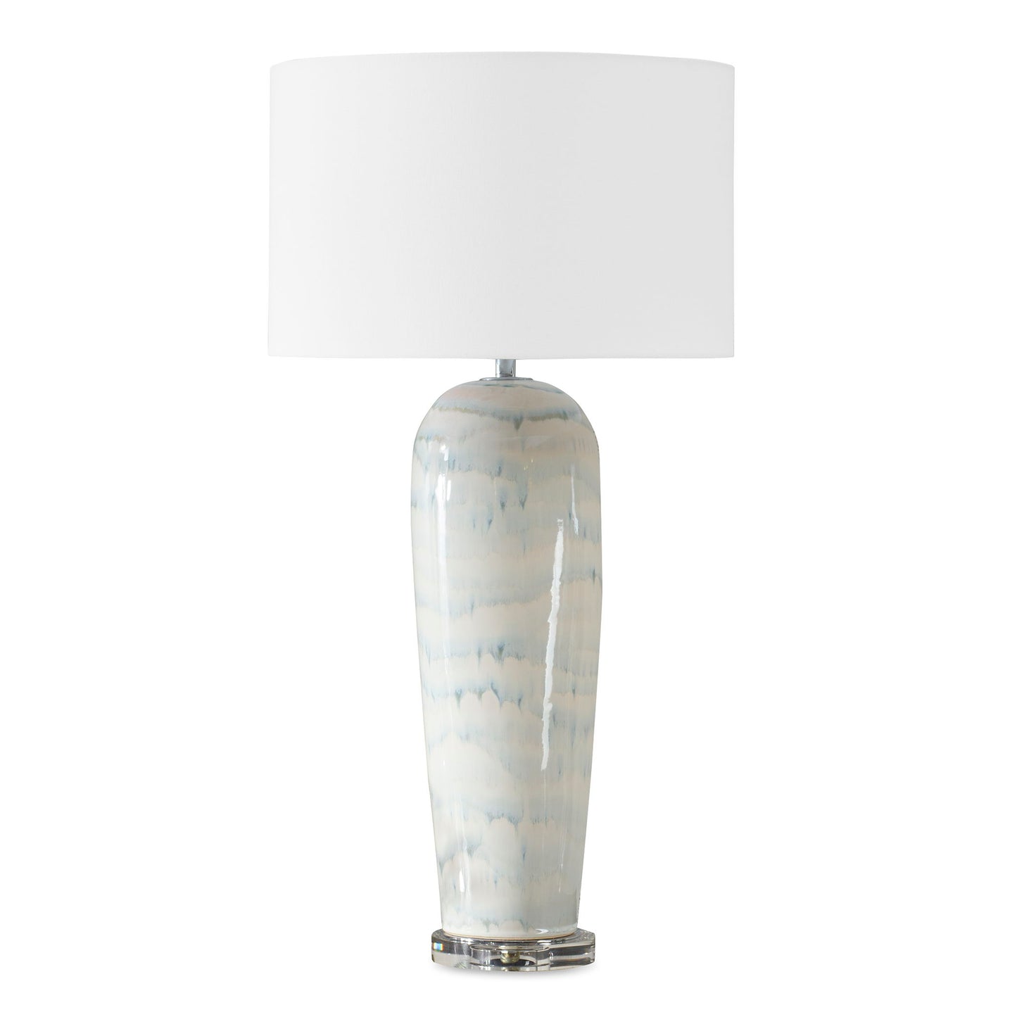 Arden - White Glaze Table Lamp