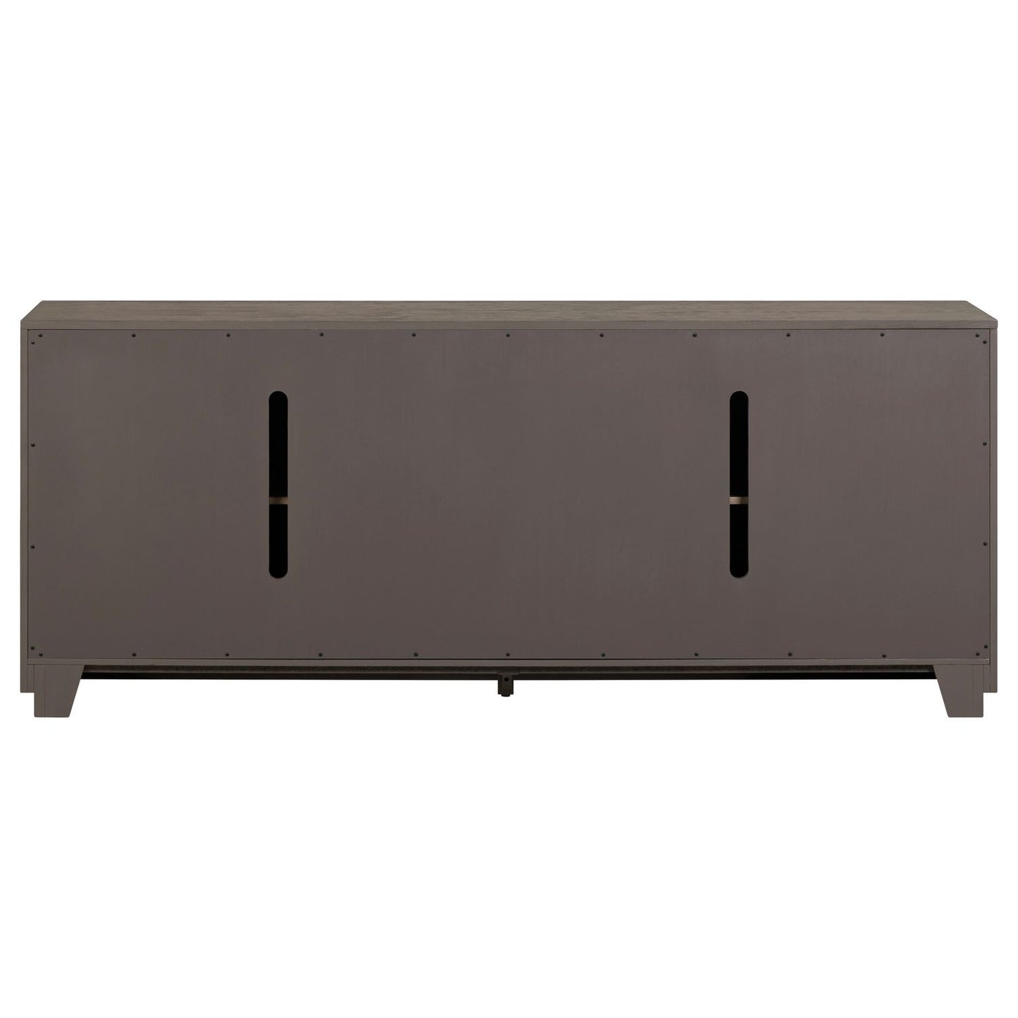 Aspen Sky - 78" TV Console - Weathered Saddle Brown