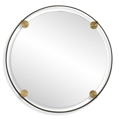Radius - Round Bronze Iron Mirror