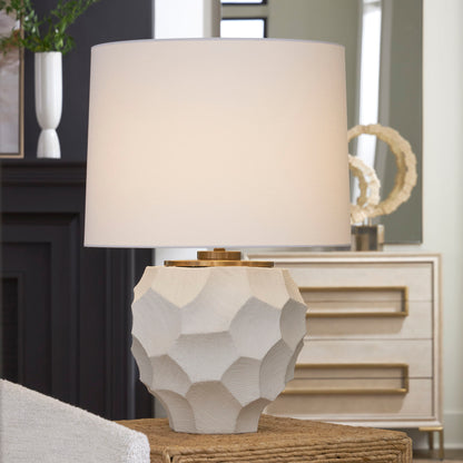 On Edge - Chalk White Table Lamp