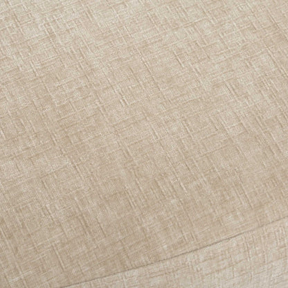 Khai - Rounded Plush Dining Bench - Brown