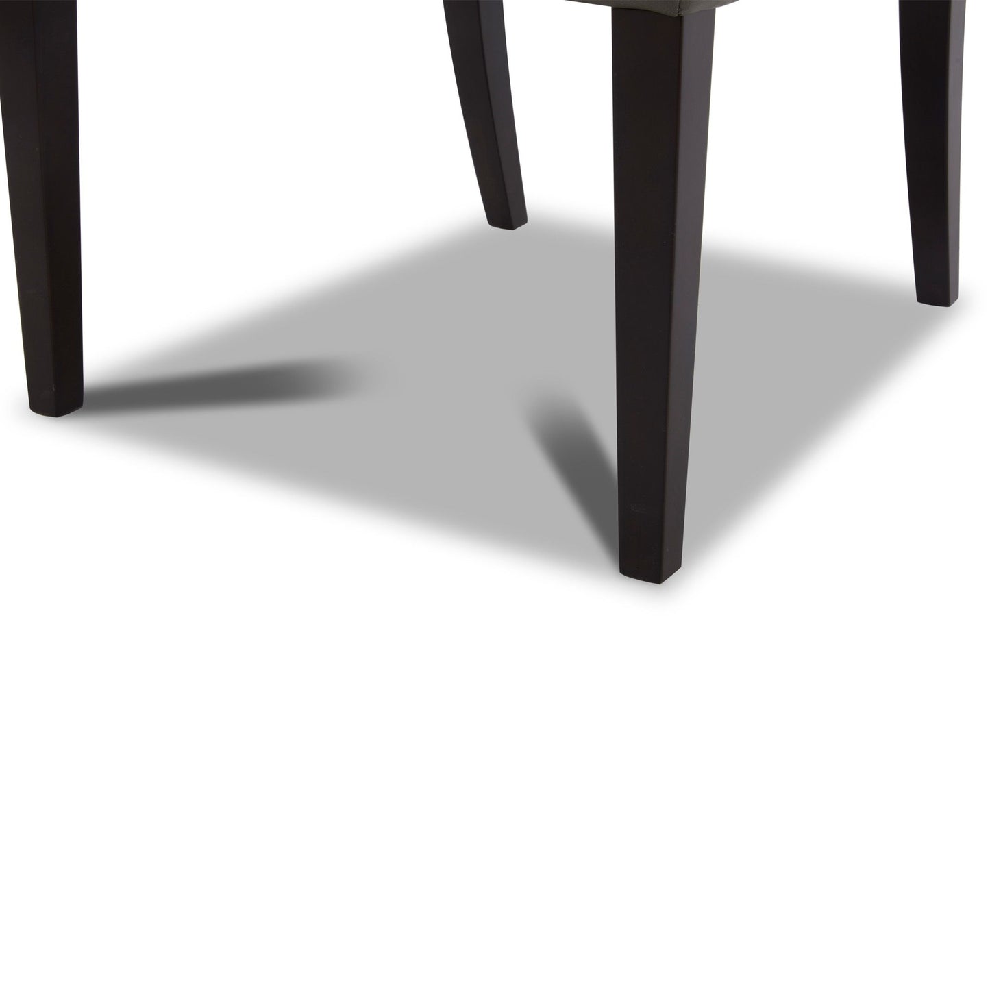 Crossings - Downtown Round Dining Table With 4 Upholstered Chairs - Amber & Dark Gray