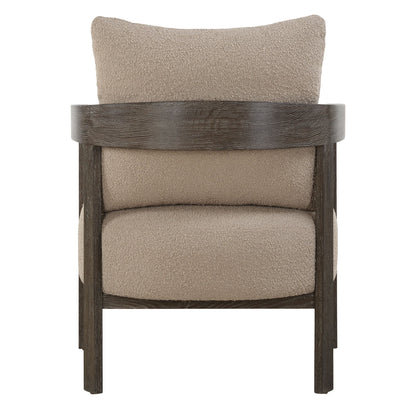 Sienna - Sand Fabric Accent Chair