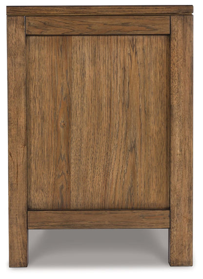 Cabalynn - Light Brown - Two Drawer Night Stand