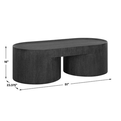 Isbell - Coffee Table - Black Stained