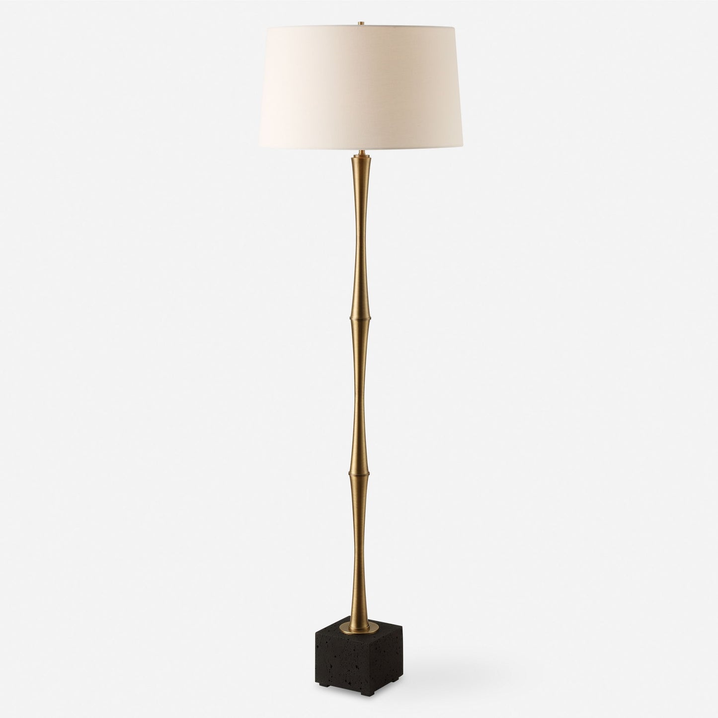 Shino - Antique Brass Floor Lamp