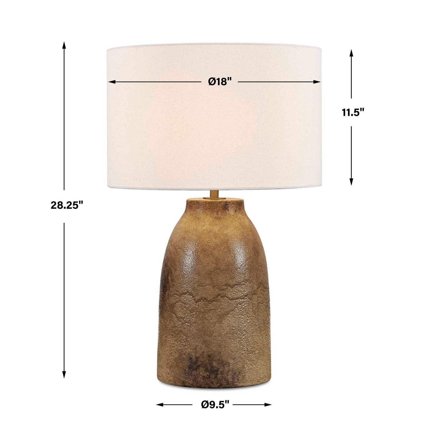 Harris - Table Lamp - Mottled Brown