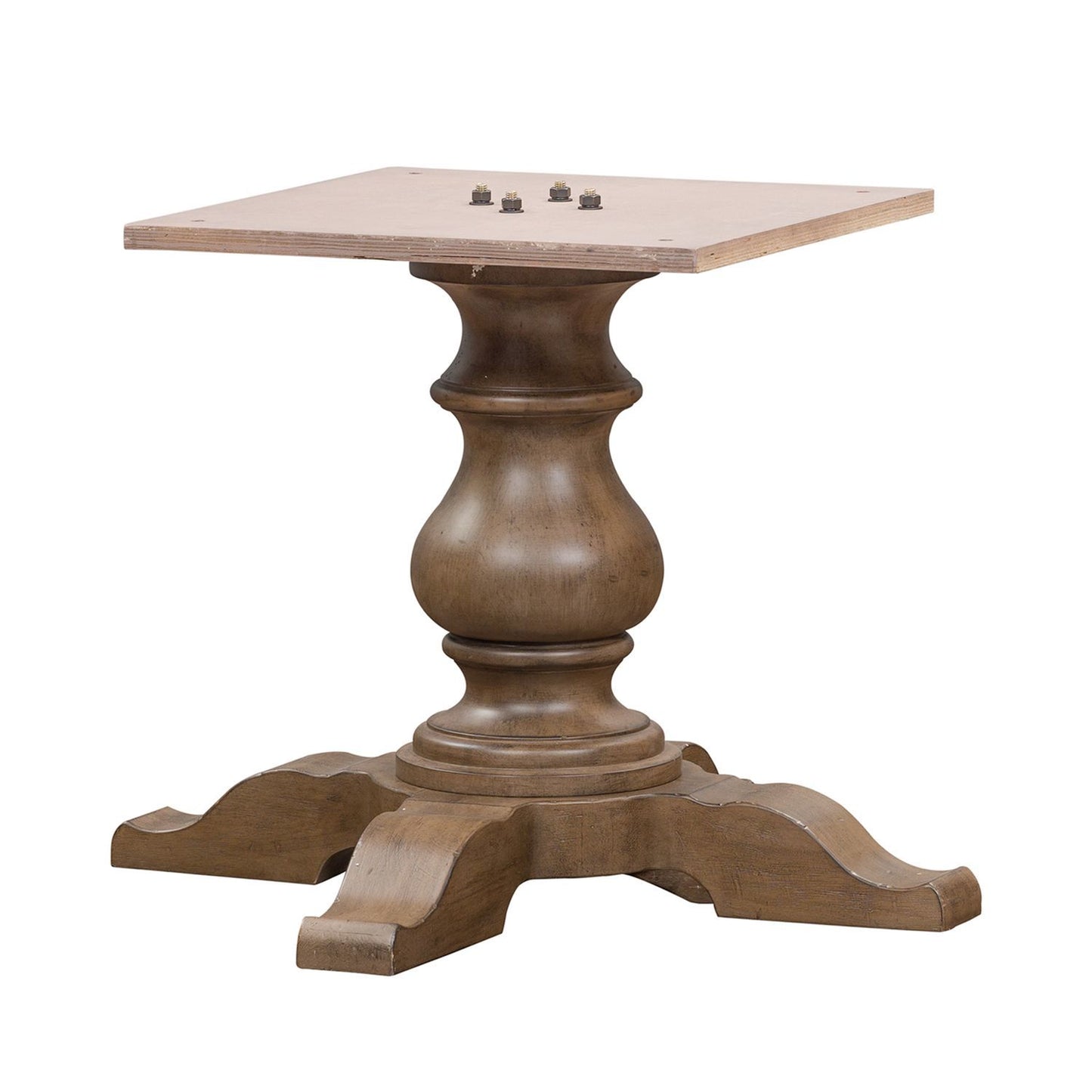 Americana Farmhouse - 5 Piece Pedestal Table Set - Light Brown