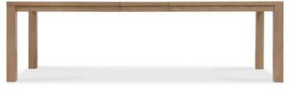 Sonnet - Rectangular Dining Table With One 18" Leaf - Dark Gray / Light Brown