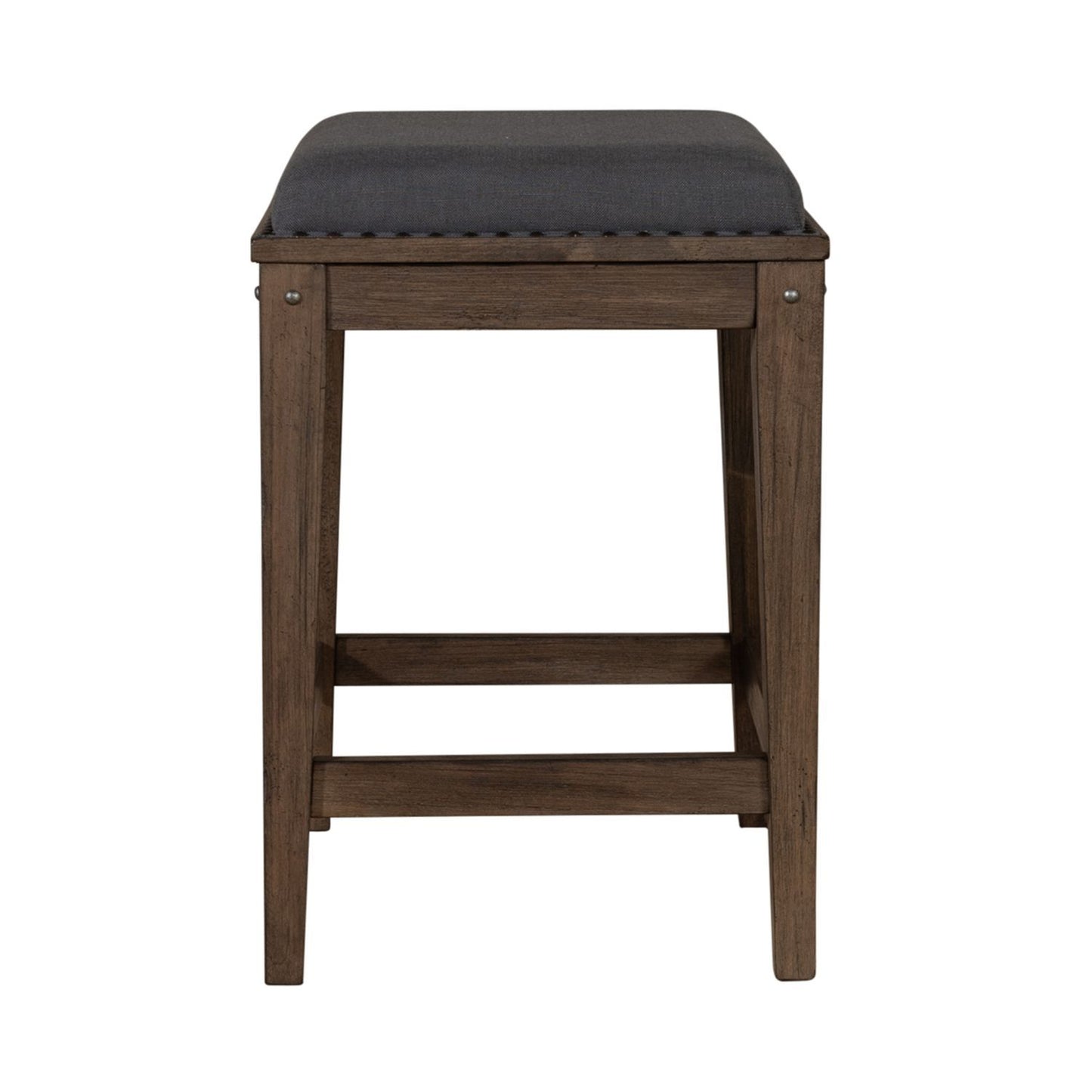 Sonoma Road - Upholstered Console Stool - Weathered Beaten Bark