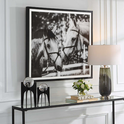Apple Of My Eye - Framed Print - Black