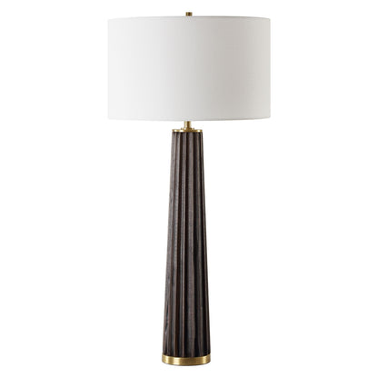 Forage - Dark Scalloped Table Lamp