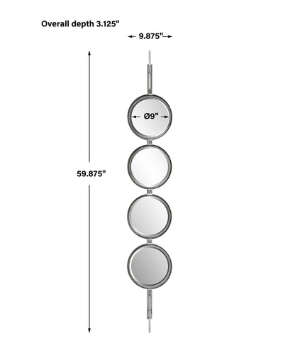 Button - Mirror - Gray