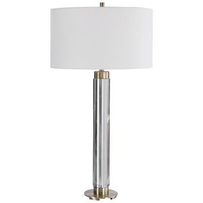 Davies - Modern Table Lamp - Pearl Silver