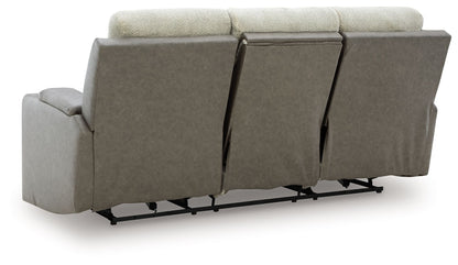 WhipLash - Sisal - Power Reclining Sofa With Adj Headrest