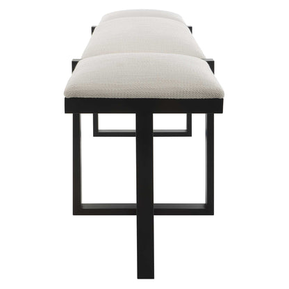 Triple Cloud - Modern Upholstered Bench