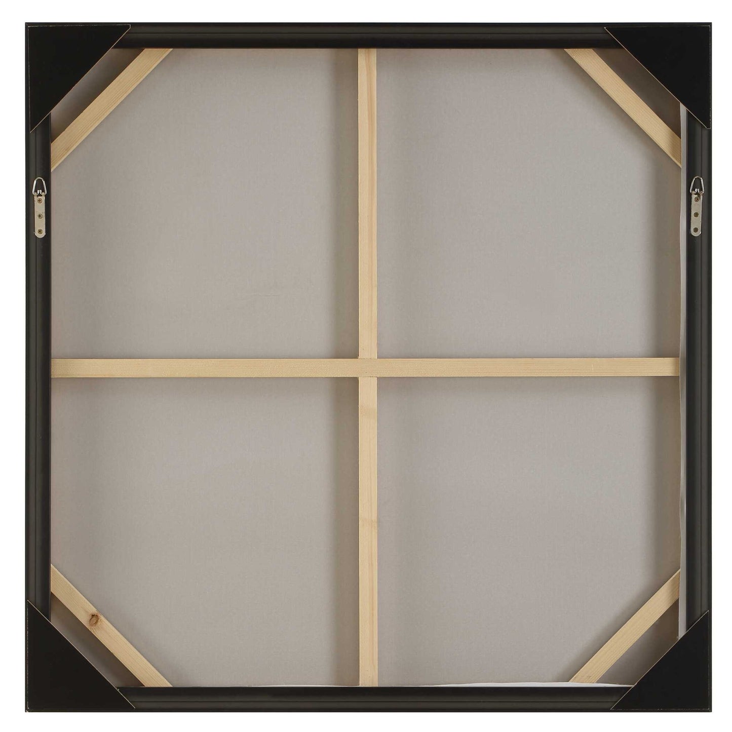 Cold Shoulder - Hand Painted Landscape Art - Black / Blue / Gray / White / Woodtone