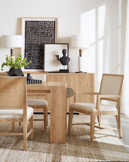 Retreat - Rectangle Dining Table With 1-22" Leaf - Beige