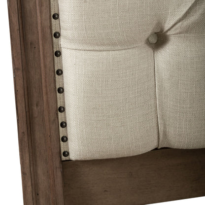 Americana Farmhouse - Upholstered Sleigh Headboard