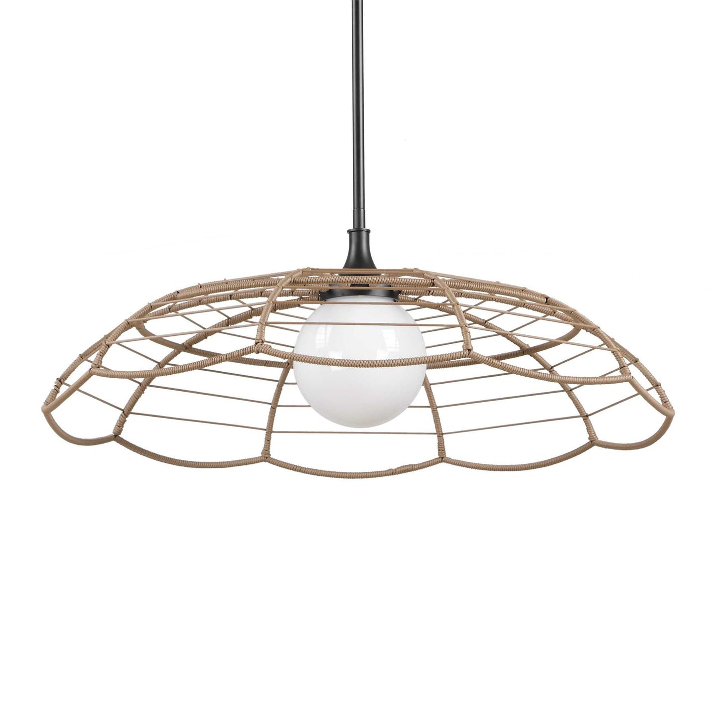 Lakeside - Indoor-Outdoor 1 Light Pendant - Black