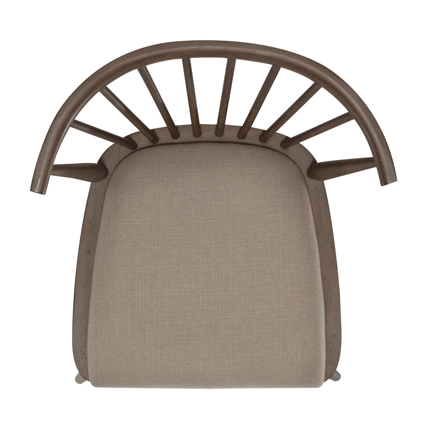 Americana Farmhouse - Upholstered Seat Windsor Chair (RTA) - Light Brown