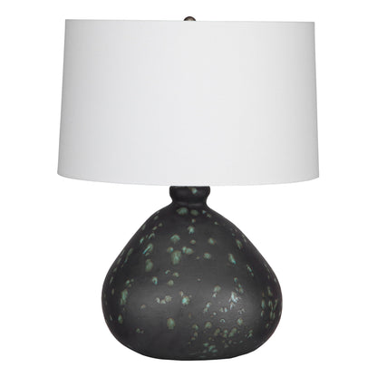 Killarney - Distressed Green Table Lamp - Black