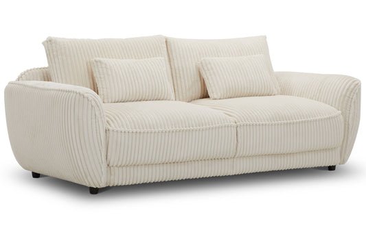 Utopia - 2 Cushion Seat With Lumbar Pillow - Mega Ivory