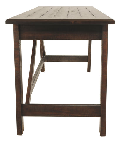 Baldridge - Rustic Brown - Home Office Large Leg Desk