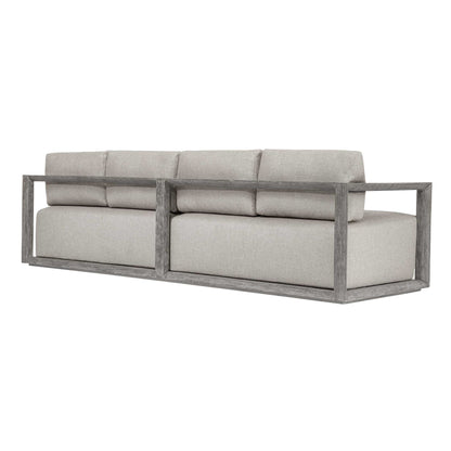 Remsen - Outdoor Large Sofa - Weathered Gray / Dove