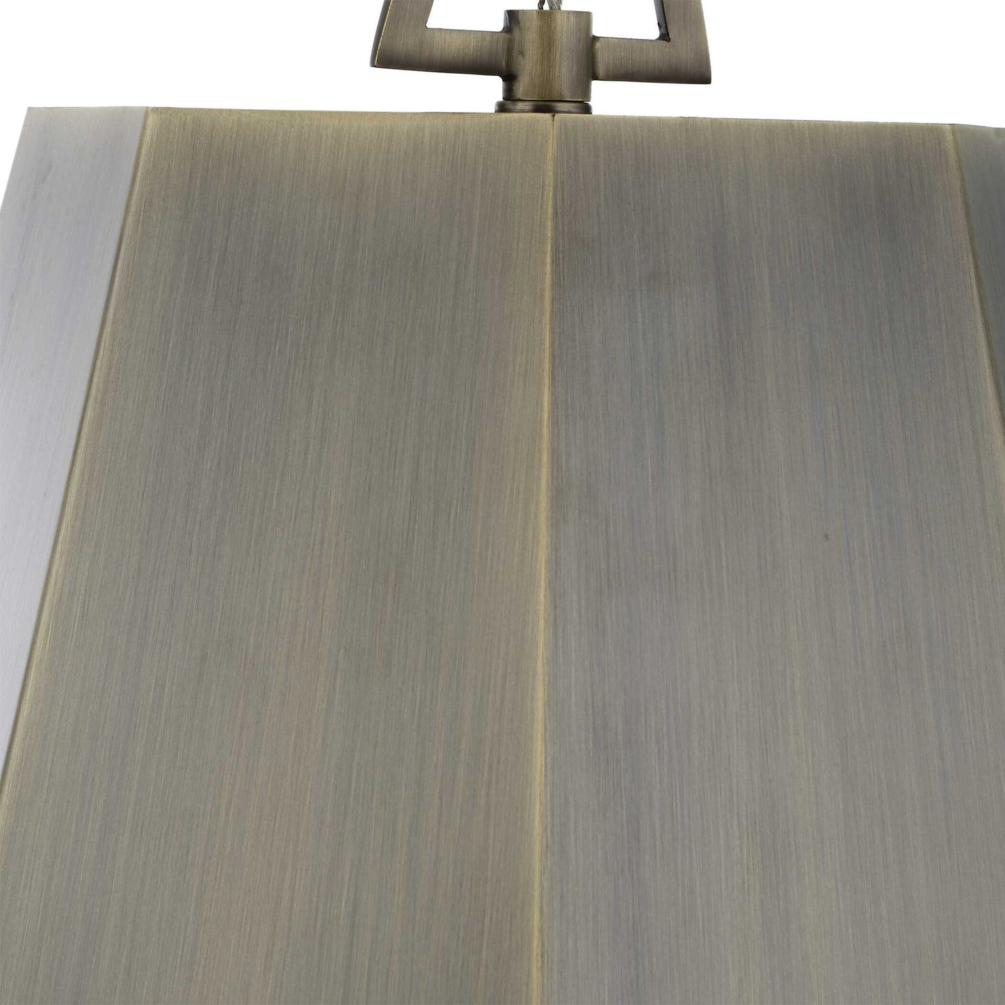 Granada - 1 Light Hexagon Pendant - Dark Gray